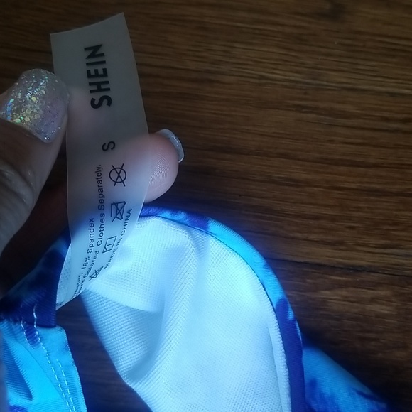 Shein Tie dye Brazilian sporty bikini set size small - Picture 3 of 4